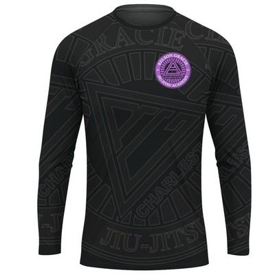 Fully sublimated Youth Long sleeve rash guard