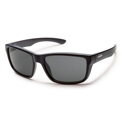 Smith® Matte Black/Gray Green Suncloud® Mayor Polarized™ Sunglasses