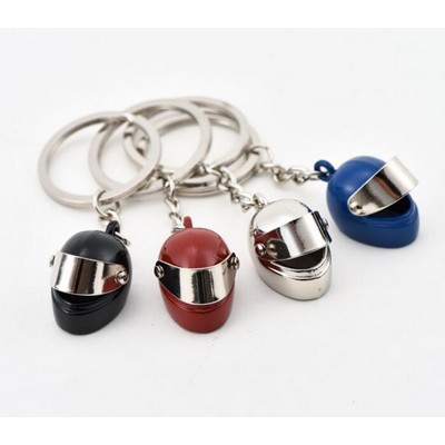 Motorcycle Helmet Shape Key Chain