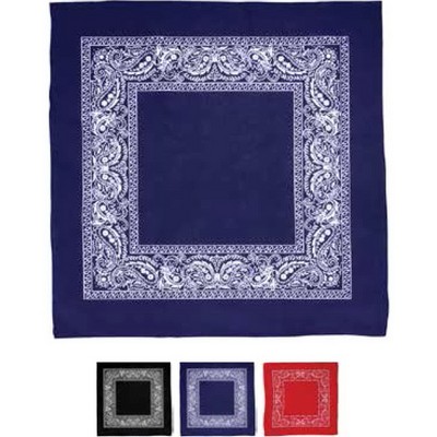 Imported Open Center Paisley Bandanna