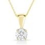 Jilco Inc. 0.33 Carat Yellow Gold Diamond Necklace