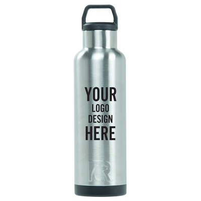 Personalized Laser Engraved RTIC 20 oz Water Bottle - Stainless