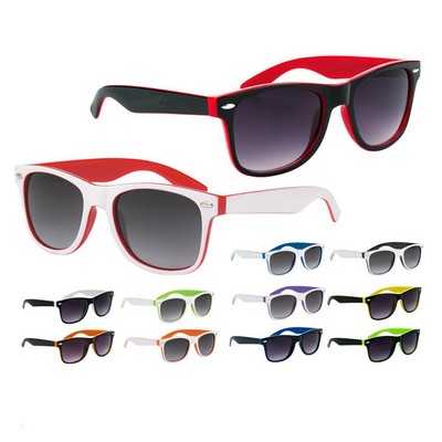 Two-tone Color Sunglasses