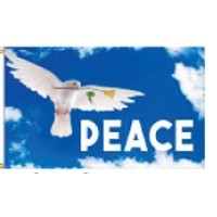 Peace Dove Boutique Flag (3'x5')