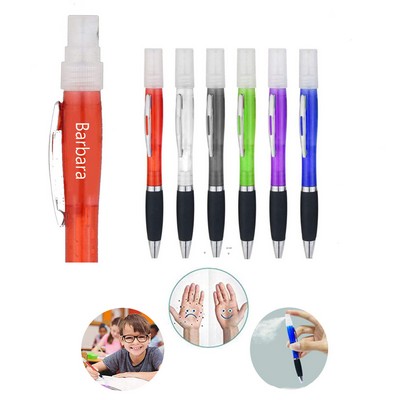 2 in 1 Rotatable Ballpoint Pen With Spray Bottle