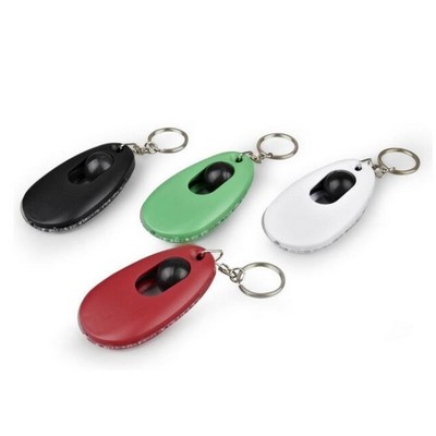 Stress Snap Ball LED Keychain