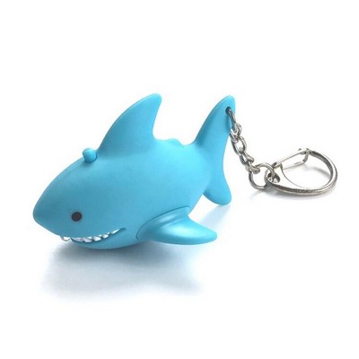 Big Shark LED Sound Keychain