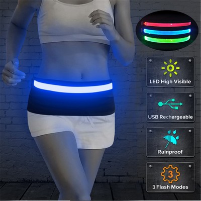 LED Running Waist Belt