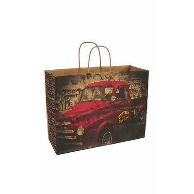 Kraft Paper Shopping Bag (16"x12"x6")