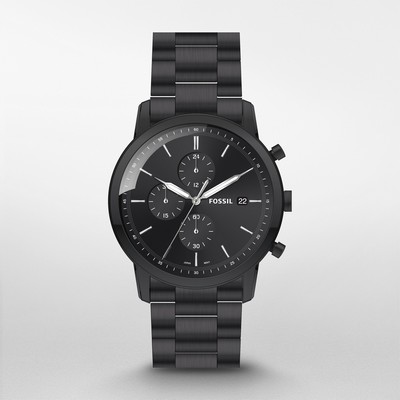 Fossil Minimalist Chrono Men's Stainless Steel Dress Watch