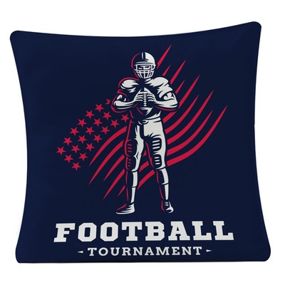 Custom Logo NFL Throw Pillow 16''