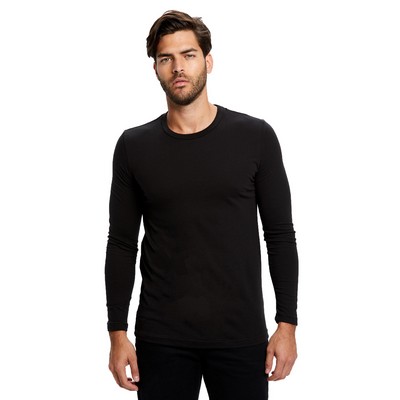 Men's Long Sleeve Jersey Crew Neck Shirt