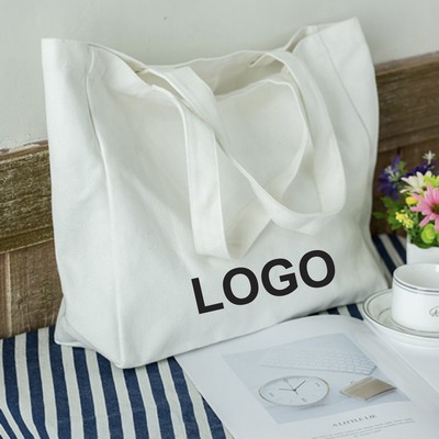 Reusable Cotton Canvas Shopping Tote Bag