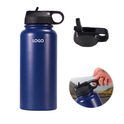 Portable 32 oz Sports Insulated Mug with Straw