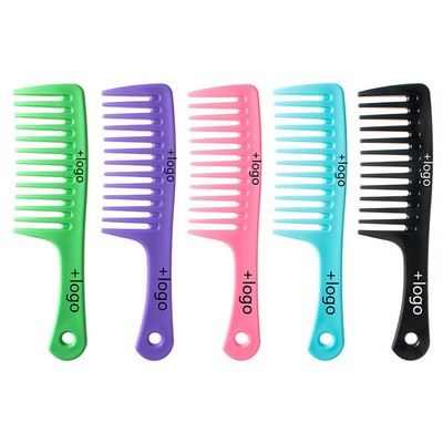 Plastic Wide Teeth Hair Combs