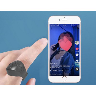 Waterproof Rechargeable Mobile Phone Bluetooth Wireless Selfie Button Clicker Smart Ring TIKTOK