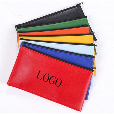 Leather Storage Bag With Zipper