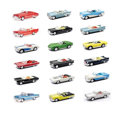 1:43 Scale Classic American Car Assortment