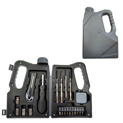 Oilcan Shaped 21-In-1 Multi Function Tool Kit