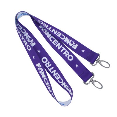 Double Head Wristlet Key Lanyard Strap