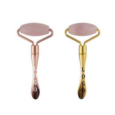 Rose Quartz Face Roller Massager