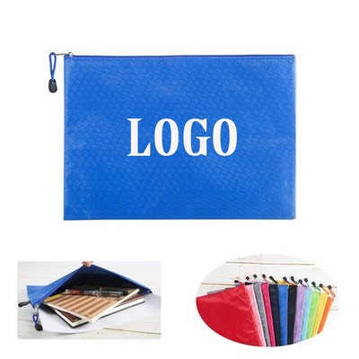 A4 Size Canvas Zipper File Bags