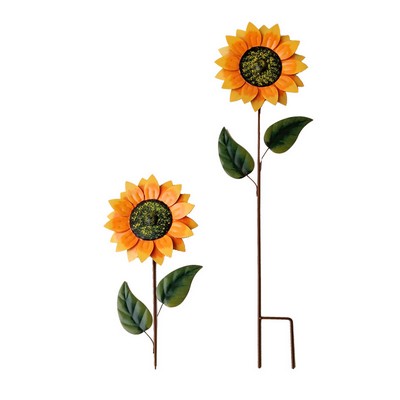 Garden Sunflower Wind Spinner Windmill