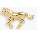 Galloping Horse Stock Casting Lapel Pin