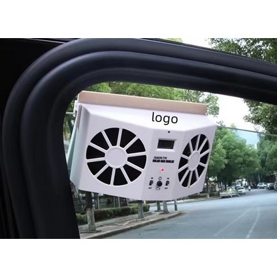 Solar Powered Car Exhaust Fan, Car Radiator Fan, Energy Saving Air Vent Radiator Air Purifiers