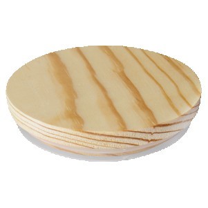 14 Oz. Glass Candle Wood Replacement Lid