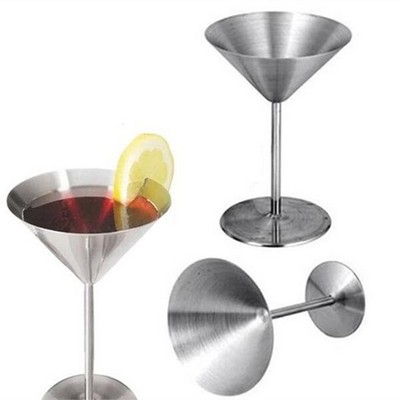 Metal And Stainless Steel Martini Glass