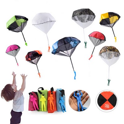 Children Hand Throwing Parachute Toy