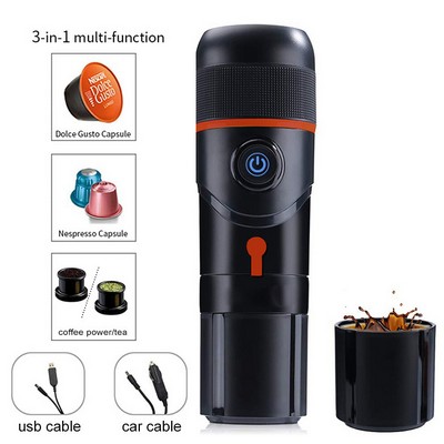 Portable 3-in-1 Multi-Function Electric Espresso Maker