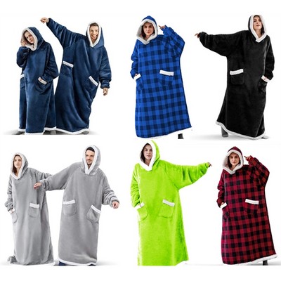 Oversize Wearable Hoodie Blanket