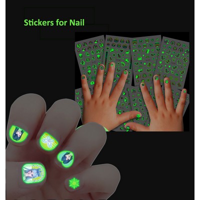 Decals Glow In The Dark Nail Stickers Decoration