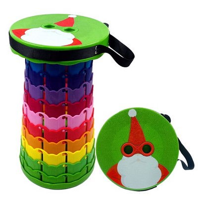 Rainbow Retractable Folding Stool