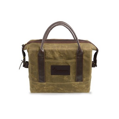 Medium Insulated Cooler Bag (Waxed Canvas)