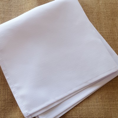 Milliken Signature Napkins with Made in USA Union Silk-Screen and Non-Union Embroidered Napkins