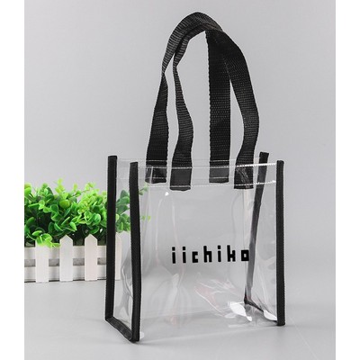 Clear Vinyl Stadium Compliant Tote Bag