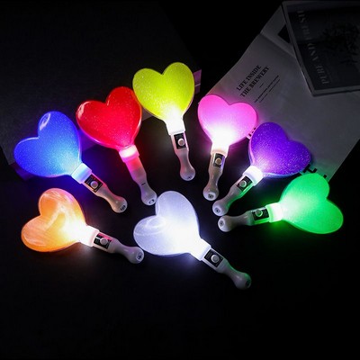 Flashing LED Heart Stick