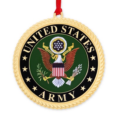 Officially Licensed Engravable U.S. Army Ornament