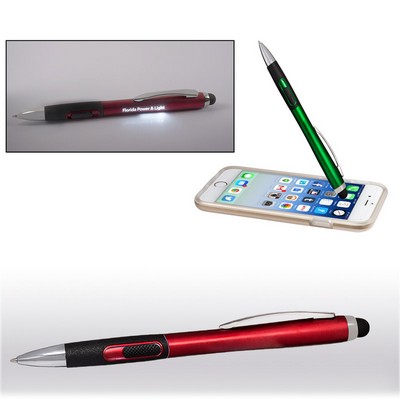 Light-Up-Your-Logo Pen Stylus with Matte Finish