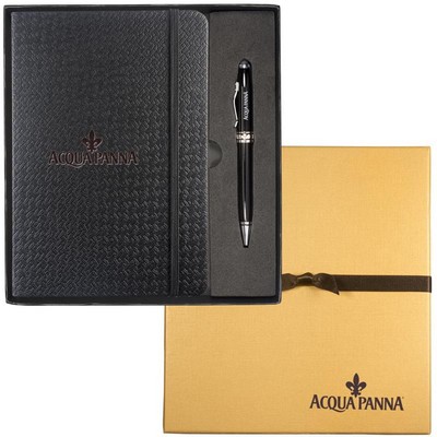 Textured Tuscany Journal & Executive Stylus Pen Set