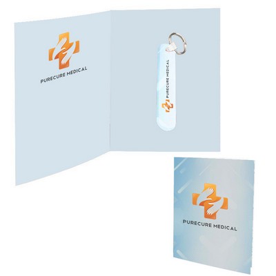 Greeting Card with 3.5" Nail File With Keyring