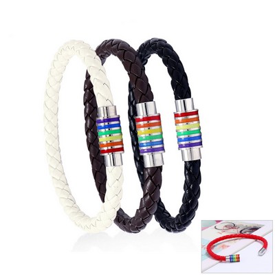 Leather Magnetic Bracelet (direct import)