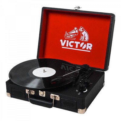 Victor Metro Dual Bluetooth Suitcase Turntable