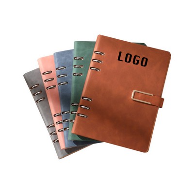 Debossed PU Journal Refillable Notebook