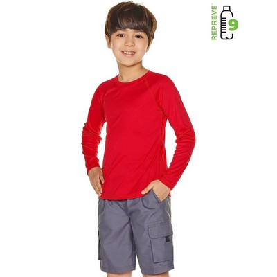 Repreve Youth 100% Recycled Polyester Performance Long Sleeve T-Shirt