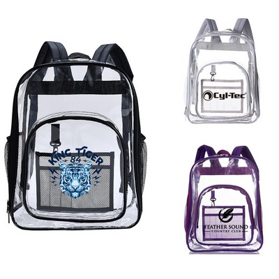 Heavy Duty PVC Transparent Backpack