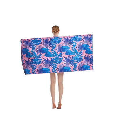 Double Sided Fleece Beach Towel